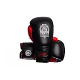 Боксерські рукавиці PowerPlay 3002 Чорно-Червоні 12 унцій фото товару