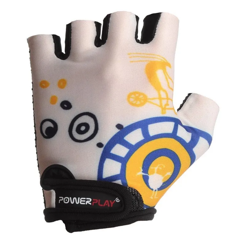Велорукавички PowerPlay 001 D Білі XS фото товару