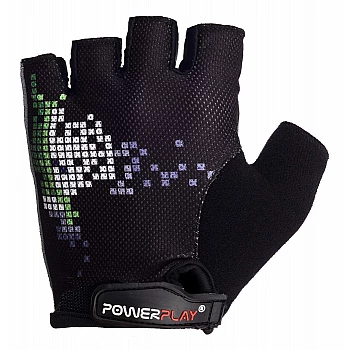 Велорукавички PowerPlay 002 A Чорні XS