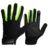 Рукавички для кроссфіту PowerPlay Hit Full Finger Чорно-Зелені L фото товара