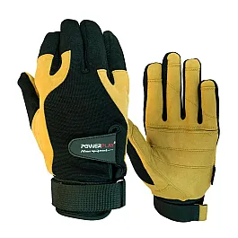 Рукавички для кроссфіту Powerplay 2075 Чорно-Коричневі S