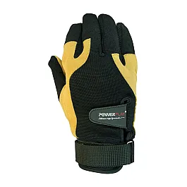 Рукавички для кроссфіту Powerplay 2075 Чорно-Коричневі S