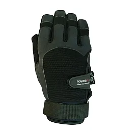 Рукавички для кроссфіту PowerPlay 2076 Чорні M