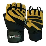 Рукавички для фітнесу PowerPlay 1063 B Чорно-Коричневі S фото товара