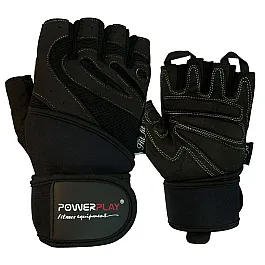 Рукавички для фітнесу PowerPlay 1063 E Чорні L