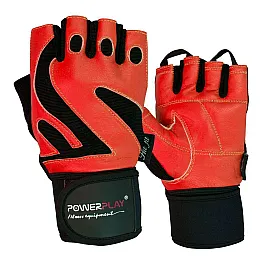 Рукавички для фітнесу PowerPlay 1064 E Червоні S