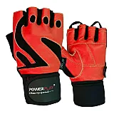 Рукавички для фітнесу PowerPlay 1064 E Червоні M фото товара