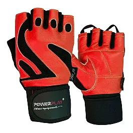 Рукавички для фітнесу PowerPlay 1064 E Червоні M