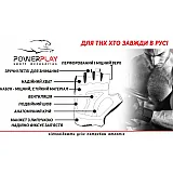 Рукавички для фітнесу PowerPlay 1069 Чорно-Білі M фото товару