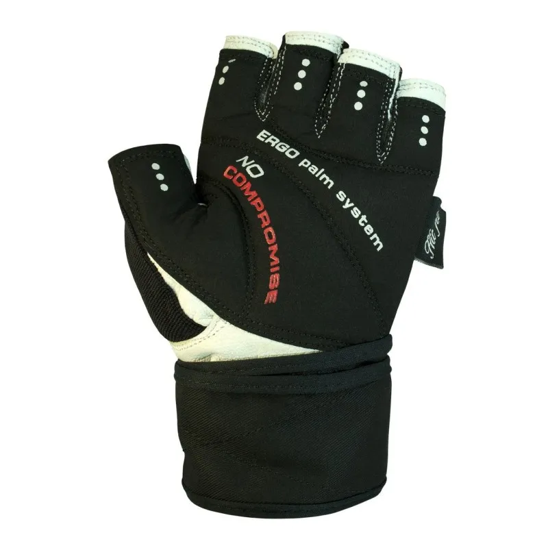 Рукавички для фітнесу PowerPlay 1096 Чорно-Білі XL фото товару