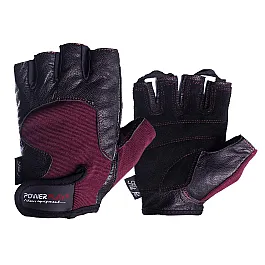 Рукавички для фітнесу PowerPlay 2154 Чорно-Коричневий S