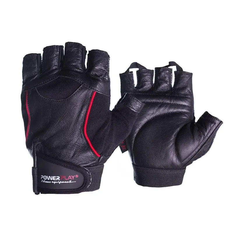 Рукавички для фітнесу PowerPlay 2127 Чорні L фото товару