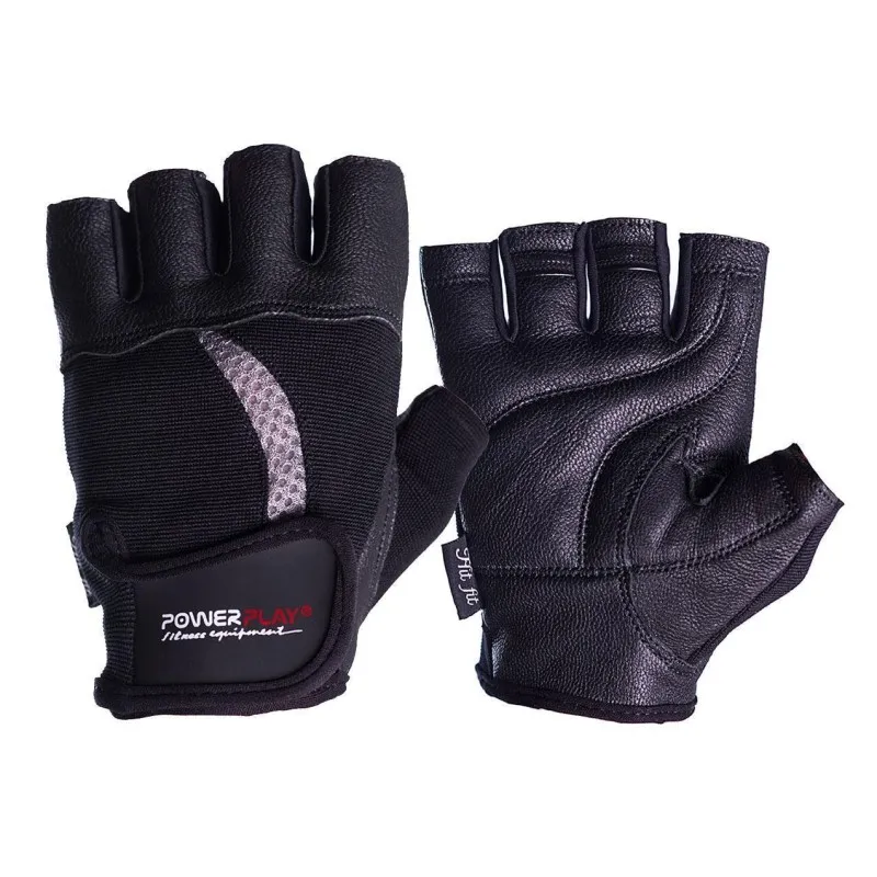 Рукавички для фітнесу PowerPlay 2114 Чорні S фото товару