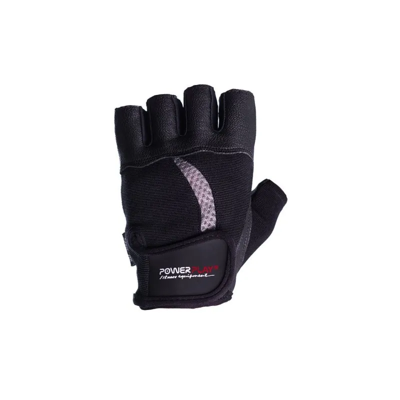 Рукавички для фітнесу PowerPlay 2114 Чорні M фото товара