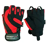 Рукавички для фітнесу PowerPlay 1598 Чорно-Червоні S фото товару
