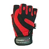 Рукавички для фітнесу PowerPlay 1598 Чорно-Червоні S фото товару
