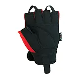 Рукавички для фітнесу PowerPlay 1598 Чорно-Червоні S фото товару