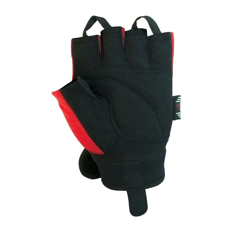 Рукавички для фітнесу PowerPlay 1598 Чорно-Червоні S фото товару