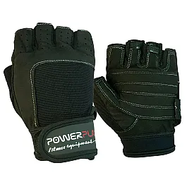 Рукавички для фітнесу PowerPlay 1588 D Чорні M