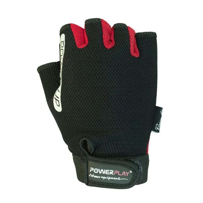 Рукавички для фітнесу PowerPlay 1568 Чорні S фото товару