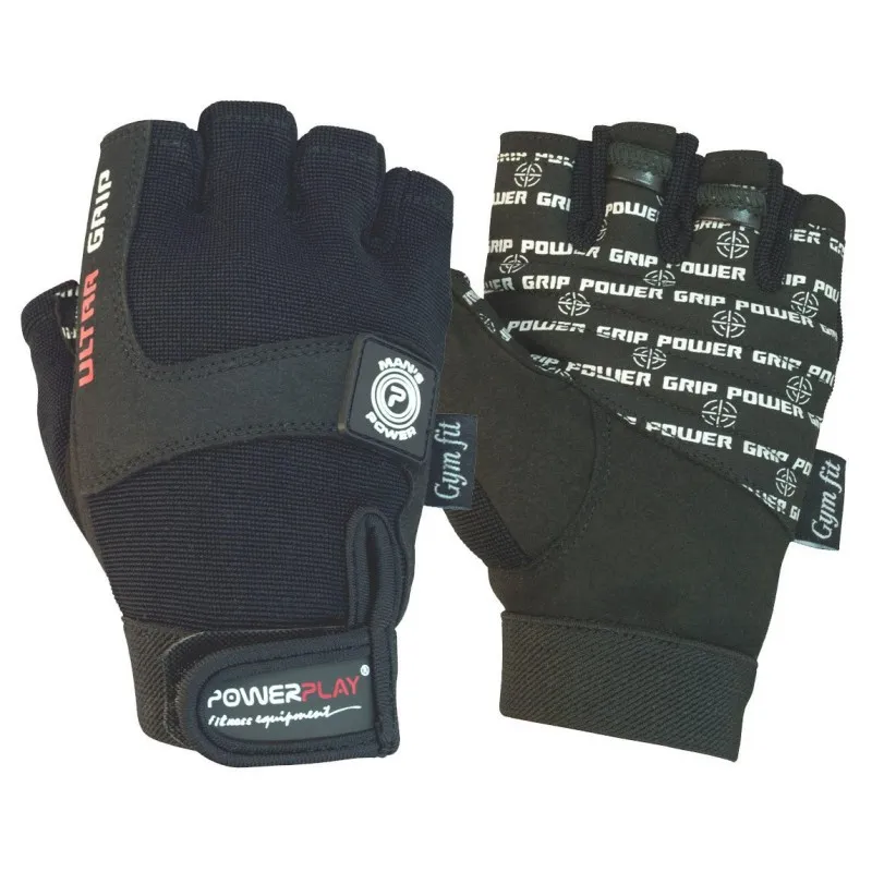 Рукавички для фітнесу PowerPlay 1567 Чорні S фото товару