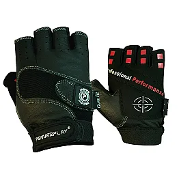 Рукавички для фітнесу PowerPlay 1552 Чорні M
