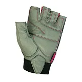 Рукавички для фітнесу PowerPlay 1725 жіночі Сіро-Розові XS фото товару