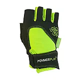 Рукавички для фітнесу PowerPlay 1728 жіночі Чорно-Зелені XS фото товару
