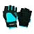 Рукавички для фітнесу PowerPlay 1728 A жіночі Чорно-Блакитні XS