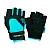 Рукавички для фітнесу PowerPlay 1728 A жіночі Чорно-Блакитні M