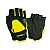 Рукавички для фітнесу PowerPlay 1728 D жіночі Чорно-Жовті XS