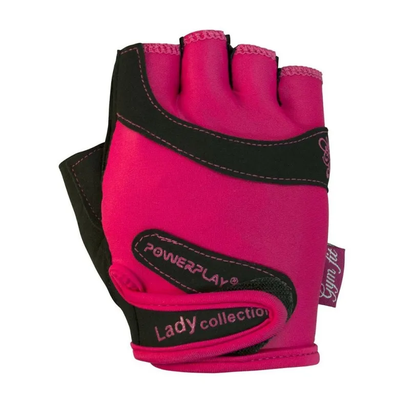 Рукавички для фітнесу PowerPlay 1729 жіночий Розові XS фото товару