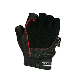 Рукавички для фітнесу PowerPlay 1736 жіночі Чорні XS