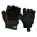 Рукавички для фітнесу PowerPlay 1736 жіночі Чорні M фото товару