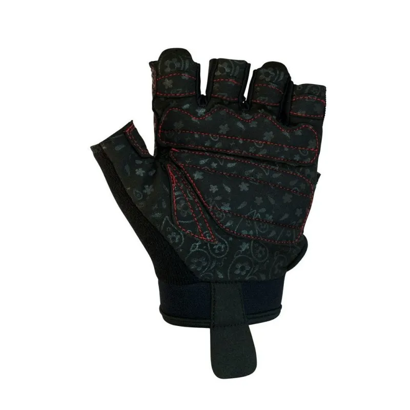 Рукавички для фітнесу PowerPlay 1736 жіночі Чорні M фото товару