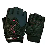 Рукавички для фітнесу PowerPlay 1744 жіночі Чорні M фото товару