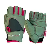 Рукавички для фітнесу PowerPlay 1747 жіночі Сірі S фото товару