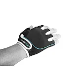 Рукавички для фітнесу PowerPlay 1750 жіночі Чорно-Блакитний XS фото товару