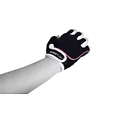 Рукавички для фітнесу PowerPlay 1750 жіночі Чорно-Розовий S фото товару