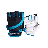 Рукавички для фітнесу PowerPlay 2311 жіночі Чорно-Блакитні XS фото товара