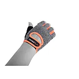 Рукавички для фітнесу PowerPlay 2935 жіночі Сіро-Оранжеві S фото товару