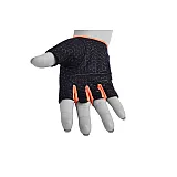 Рукавички для фітнесу PowerPlay 2935 жіночі Сіро-Оранжеві M фото товару