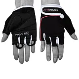 Рукавички для фітнесу PowerPlay 1750 жіночі Чорно-Розовий XS фото товара