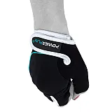 Рукавички для фітнесу PowerPlay 1750 жіночі Чорно-Блакитний XS фото товару