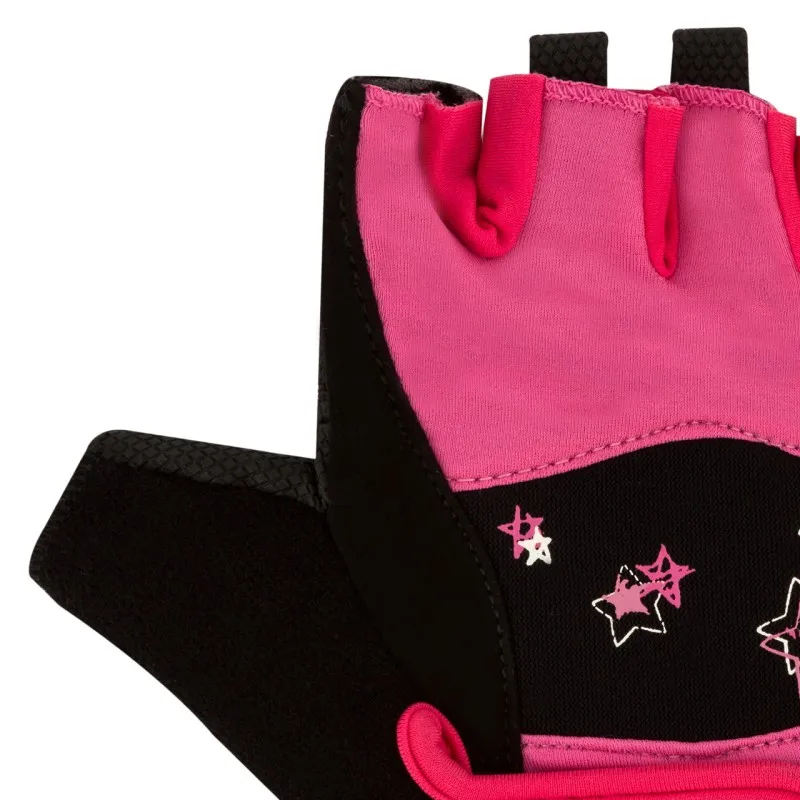 Рукавички для фітнесу PowerPlay 3492 жіночі Чорно-Розові S фото товару