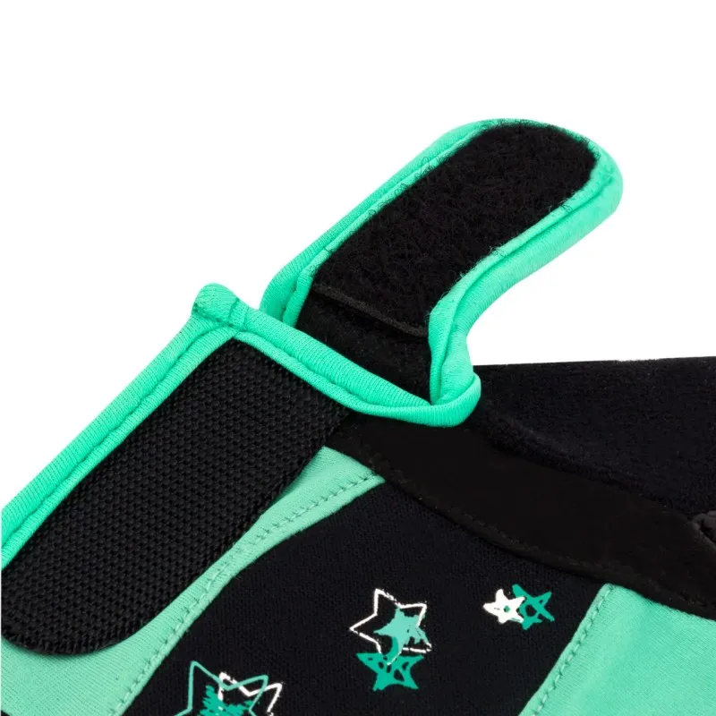 Фітнес рукавички PowerPlay 3492 жіночі Чорно-Мятні M фото товара