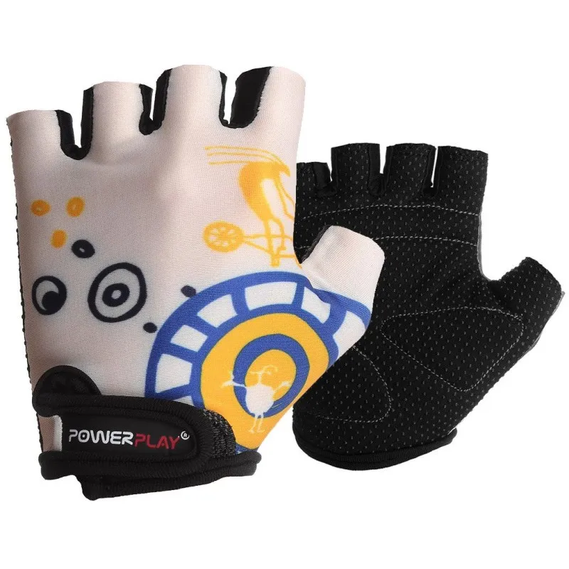 Велорукавички PowerPlay 001 D Білі XS фото товару