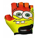 Велорукавички PowerPlay 5473 Sponge Bob жовто-помаранчеві 2XS фото товару