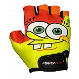 Велорукавички PowerPlay 5473 Sponge Bob жовто-помаранчеві 3XS фото товару