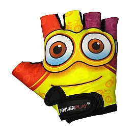 Велорукавички PowerPlay 5473 Minion Жовті 2XS